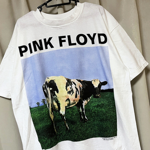 XLサイズ PINK FLOYD ピンクフロイド ロック バンドTシャツ ATOM HEART MOTHER 原子心母 牛 乳牛 新品レア（90sビンテージ BROCKUM USA製）