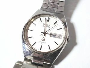 【Sk4】SEIKO/セイコー◇TYPEⅡ/タイプⅡ/7123-7000/QGP110◇1979年製♂クオーツ/デイデイト/シルバー