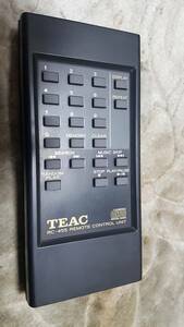 TEAC CDプレーヤー用リモコン RC-455 ジャンク