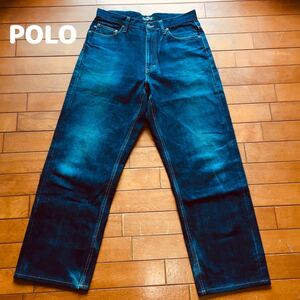 ★ ≪POLO Ralph l Lauren≫ ★ デニム ワイドテーパードパンツ　★W29 ★P9