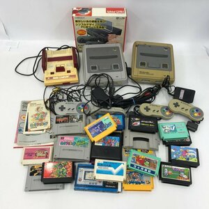 ファミコン・スーパーファミコン・ネオファミ 本体・ソフト・周辺機器おまとめ 多数 スーパードンキーコングなど【CDAY0029】