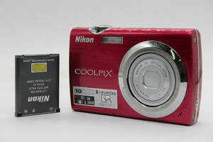 【返品保証】 ニコン Nikon Coolpix S230 ピンク 3x バッテリー付き コンパクトデジタルカメラ s5838