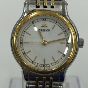 SEIKO セイコー CREDOR クレドール 腕時計 18KT QZ 7371-0090 904542 不動品【CDAM2034】