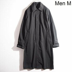 M5225P ▼DRIES VAN NOTEN ドリスヴァンノッテン▼ ポリエステルコットン ステンカラーコート ブラック M スプリングコート 春秋 rb mks