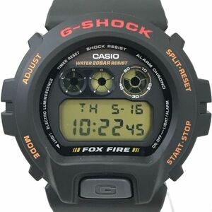 新品 CASIO カシオ G-SHOCK ジーショック FOXFIRE DW-6900B-9 腕時計 クオーツ デジタル ラウンド ブラック 箱付き 動作確認済み