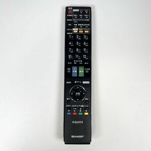 【送料無料／中古動作品】テレビリモコン／GA888WJSA／シャープ SHARP／AQUOS■R0324■