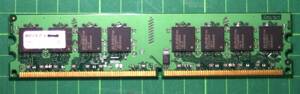 ☆BUFFALOデスクトップ用増設メモリPC2-5300（DDR2-667）2GB　MV-D2-667-2G　【中古品】