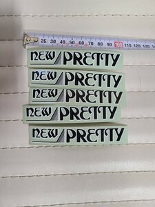 NEWPRETTY　ステッカー　ビンテージ　スーパーカー　デコチャリ　当時物　丸石　セキタ　フジサイクル　ブリジストン　ダンロップ昭和