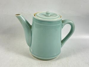 【福蔵】青磁 ポット 水注 急須 高15cm