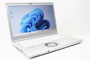 1円スタート ノートパソコン Windows11 Panasonic レッツノート CF-LV7 第8世代 Core i5 SSD256GB メモリ8GB Windows10 14インチ カメラ