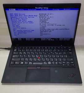 【Bios OK】 Lenovo ThinkPad X1 Carbon 20KG i5-8250U/8GB 第8世代 ④