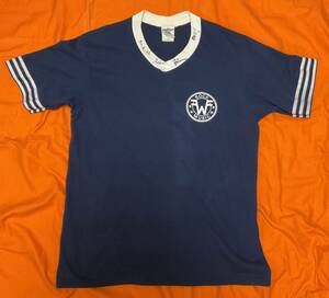希少　古着　『Weezer』 初期メンバー直筆サイン入り　ユニフォームTシャツ　90’s　ロック　Tシャツ　vintage
