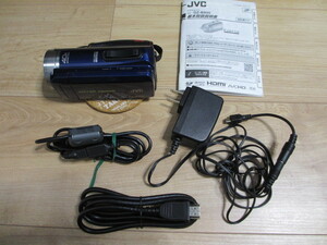 JVC ビクター ビデオカメラ GZ-B800 ブルー