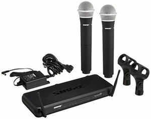 【中古】 SHURE デュアルボーカルワイヤレスシステムセット SVX288J PG28-JB1