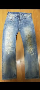 リーバイス W32 L34 ビッグE 47501-0067 レイバーリペアード 日本製 501XX ビンテージ復刻 LEVI’S VINTAGE CLOTHING デニム パンツ