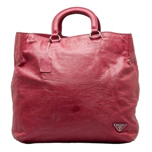 プラダ ハンドバッグ ピンク レザー レディース PRADA 【中古】