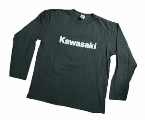 KAWASAKI ロンt JAPANプリント　サイズ2XL ブラック