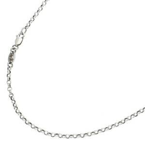 クロムハーツ Chrome Hearts NECKCHAIN R18/ロールチェーン18inch サイズ:18inch シルバーネックレス 中古 GZ11