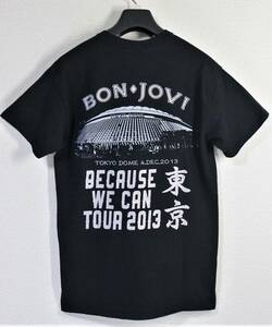 ◆BON・JOVI ボン・ジョヴィ◆2013年 Because We Canツアー 東京ドーム公演 Tシャツ:M
