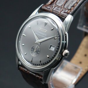 3333本限定品 TISSOT ティソ クロノメーター アントレプレナー 30石 自動巻 T66.1.423.61 スイス デイト 当時物木箱/保/取説/巾着袋 メンズ