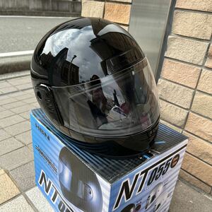 フルフェイス　ヘルメット ブラック バイク用品 NT055 フリーサイズ