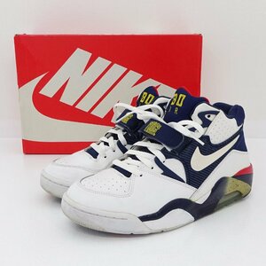 ★中古★NIKE(ナイキ) AIR FORCE 180 エア フォース スニーカー 27.5cm US9.5 310095-100 16年製 観賞用★【AP126】