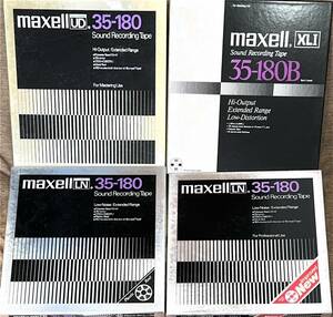 maxell 10号オープンリールテープ4本　