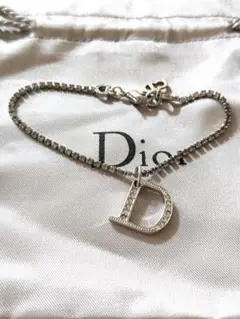 本日限定　Christian Dior　Dロゴ　ラインストーン　ブレスレット