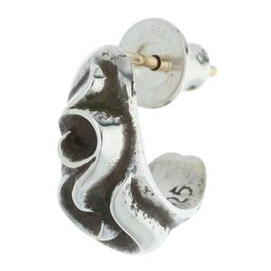 クロムハーツ Chrome Hearts CARVED TEARDROP/カーブドティアドロップ シルバーピアス 中古 OM10