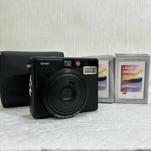 [K2875] 1円スタート！LEICA SOFORT ライカ ゾフォート 純正ケース 純正フィルム 付属 インスタントフィルムカメラ 