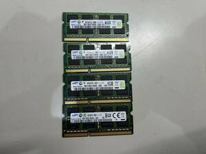 SAMSUNG 4GB 2Rx8 PC3-12800S-11-11-F3 メモリ 4GB 4枚 合計16GB 