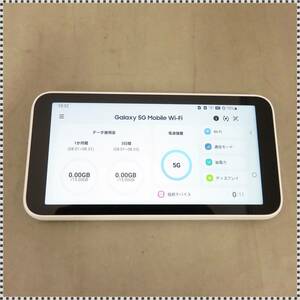 サムスン Galaxy 5G Mobile Wi-Fi SCR01 ホワイト モバイルルータ SAMSUNG 通電/起動確認済 HA032505
