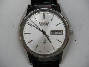 ★セイコー クォーツ/SEIKO QUART/3803-7010/クォーツ/シルバー色文字盤/アンティーク/希少/訳あり★