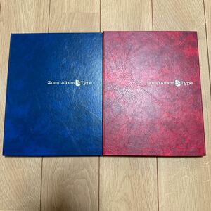 ストックブック　テージーSB-20 Stamp Album Type スタンプアルバム　BタイプA5 台紙8枚16ページ5段　2冊まとめ　縦約20.4cm横約17.3cm