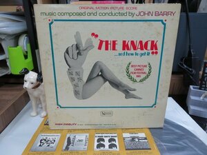 mK2｜1000円～！【 LP / 1965 United Artists USA MAT: 1A/2B】John Barry - The Knack...And How To Get It (Soundtrack)