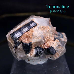 【送料無料】ブルー グリーン トルマリン 電気石 母岩付き 32,2g T492 鉱物　天然石　原石　パワーストーン