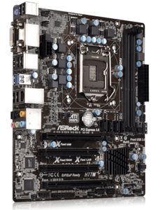 ASROCK H77M LGA1155 1 PCIe 3.0 x16 DDR3 M-ATX Motherboard