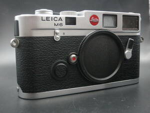 （珍しい・人気） Leica ライカ Ｍ６　「ERNST LEITZ WETZLAR GMBH」 刻印　シルバークロム（１７１万台）