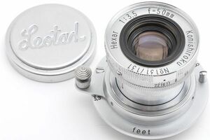 Konishiroku Hexar 50mm F3.5 小西六 ヘキサー キャップ Lマウント L39 日本製 JAPAN 50/3.5 5 35 Leica ライカ Leitz ライツ