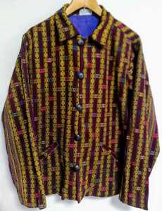 少数民族ブータン キラ古布民族服衣装 アンティーク 60