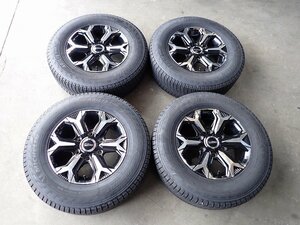 YS3835【送料無料195/80R15 107/105LT】WILD CRUSING キャラバンなどに 中古スタッドレス ★15×6J 139.7/6H ET42★