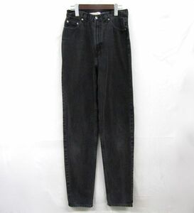 サイズ 10 LONG GAP デニム パンツ ジーンズ ジーパン REVERSE FIT ブラック ギャップ 古着 ビンテージ 3N1406