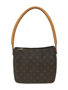 LOUIS VUITTON◆ルーピングMM_モノグラム_BRW/PVC/BRW