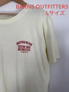 【BARNS OUTFITTERS】Tシャツ／Lサイズ／イエロー