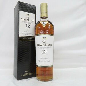 1円～【未開栓】The MACALLAN ザ・マッカラン 12年 シェリーオーク ウイスキー 700ml 40% 箱付 11563072 0501