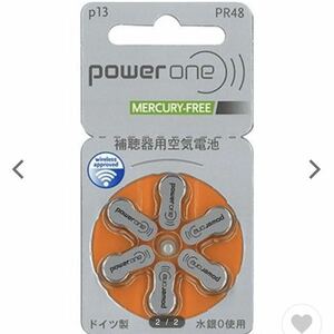 【同梱発送可】3枚セット　使用期限2年以上　補聴器用空気電池 PR48 13電池パワーワン 6粒入り×3シート