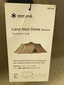 snow peak◆テント/ドーム/2~3人用/SDE-260/ランドネストドームM