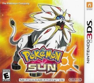 海外限定版 海外版 Nintendo 3DS ポケットモンスター サン Pokemon Sun