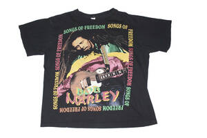 VINTAGE BOB MARLEY OVER PRINT TEE ボブマーリ ビンテージ Tシャツ