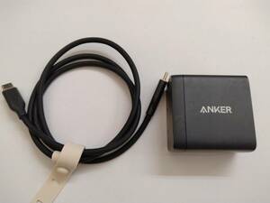 ■アンカー　Anker PowerPort III 2-Port 65W | 急速充電器　A2666　 純正 USB Type-C to C ケーブル付き C　